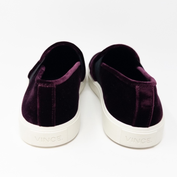 Vince Blair Oxblood Loafer Slip On Sneaker Velvet US 5 EU 35 - Picture 5 of 6